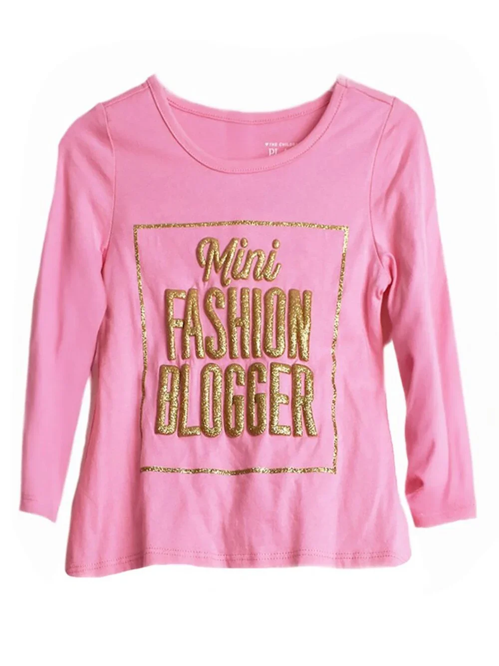 The Children’s Place Girls 2-Pc Set ‘Mini Fashion Blogger’ Graphic Pink Tunic 2T